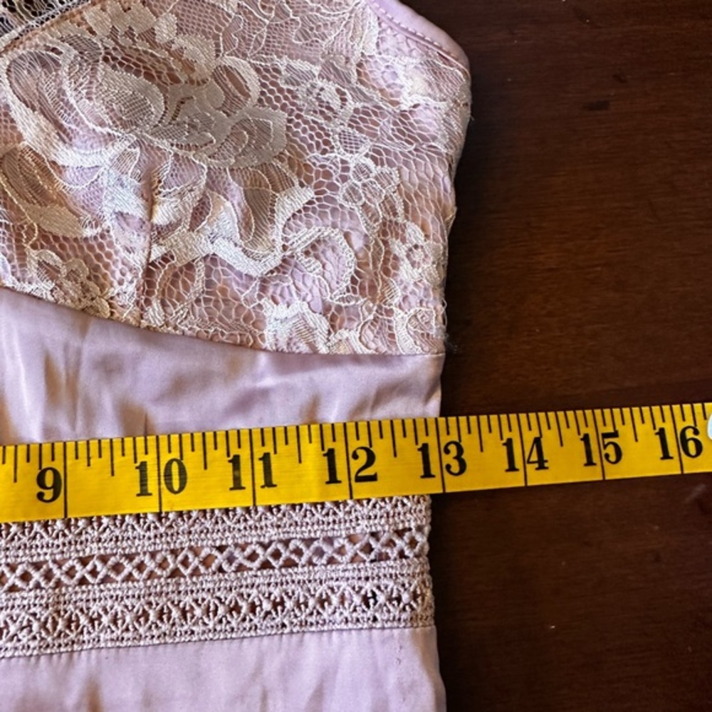 Miss Guided Dust Pink Lace body suit 4 - Picture 10 of 14